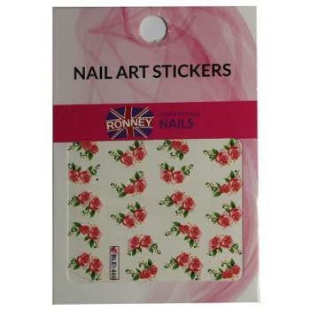 RONNEY - Naklejki wodne na paznokcie NAILART STICKERS RN 131    !